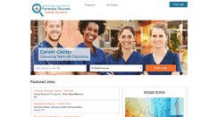 Desktop Screenshot of careercenter.iafn.org