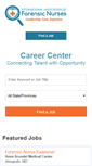 Mobile Screenshot of careercenter.iafn.org